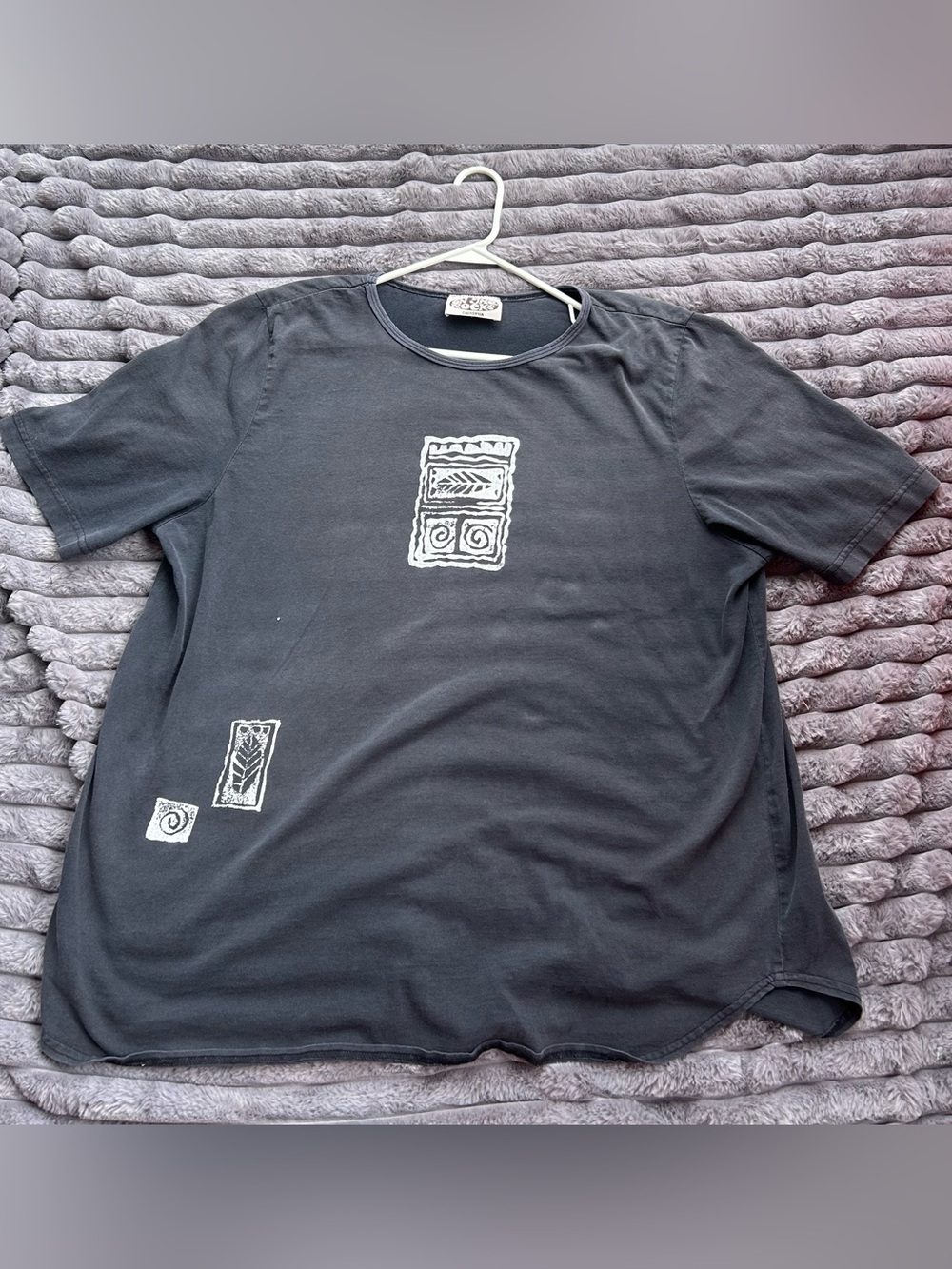 Vintage On The Rocks Dark grey California Surf T-Shirt